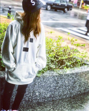 supreme x cdg split hoodie