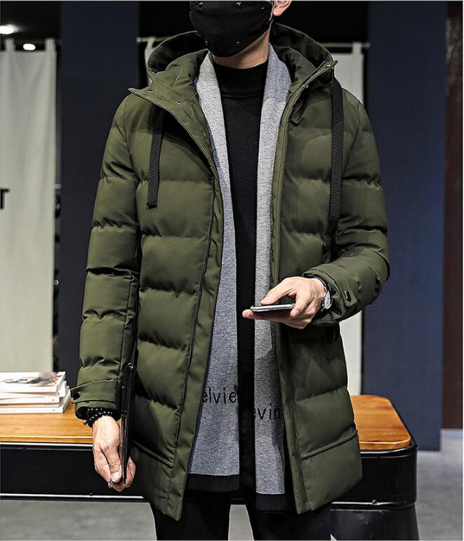 Winter Coat Men S Long Casual Jacket Men Down Caot With Hoodie