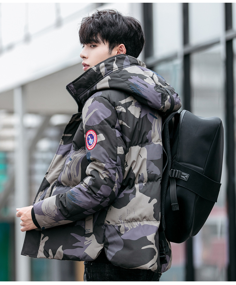 Men S Coat 2018 Winter New Camouflage Thickening Down Coat Canada Fashion Winter Jacket Camo