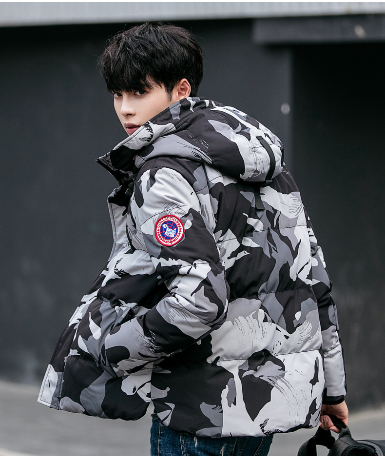 Men S Coat 2018 Winter New Camouflage Thickening Down Coat Canada Fashion Winter Jacket Camo