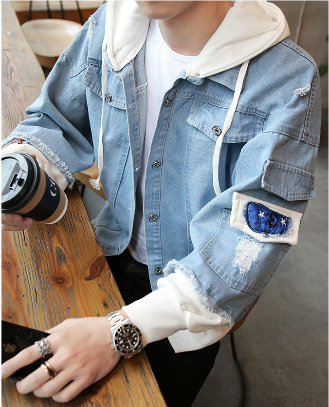 Handsome Men S Clothes Korean Version Leisure Students Fake Two