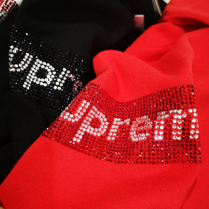 supreme swarovski red