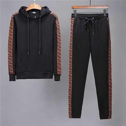 Brand Fendi Hoodie And Pants Suit