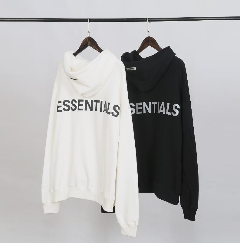 fear of god essentials reflective hoodie