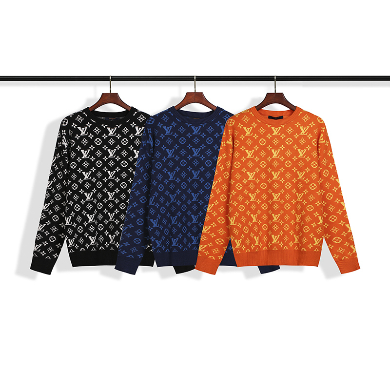 orange lv sweater