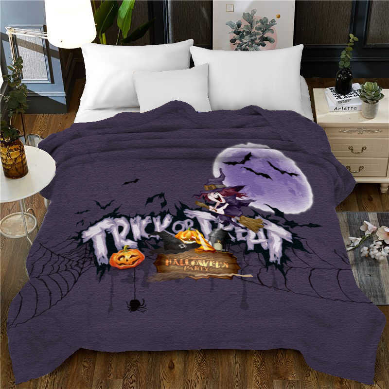 Halloween Knit Blankets Quilt Throw Blanket Collection for Holiday