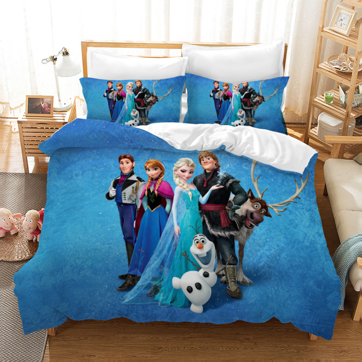 Frozen 2 Official Disney Anna Elsa Design Kids Bedding Duvet Cover With Matching Pillow Case - Frozen 2 Bedding Set Queen Size Frozen 2 Official Disney Anna Elsa Design Kids Bedding Duvet Cover With Matching Pillow Case - Frozen 2 Bedding Set Queen Size
