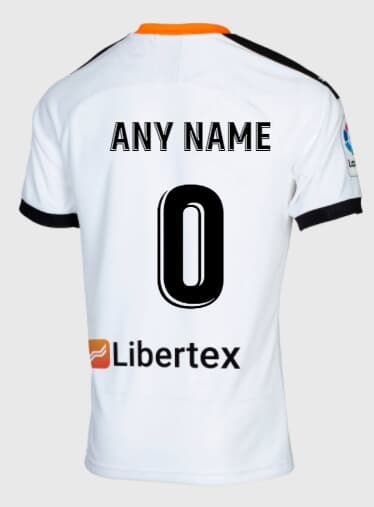 Valencia Cf Home Vapor Match Shirts Football Club Home Kit Match Shirt Soccor Jersery 2019 20 New Gaya Guedes C Soler Gameiro Rodrigo Gomez On Sale