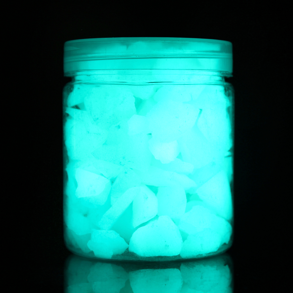 Glow In The Dark Home And Garden Fish Tank Aquarium Decorative Pebble Sand Gravel Rock 8