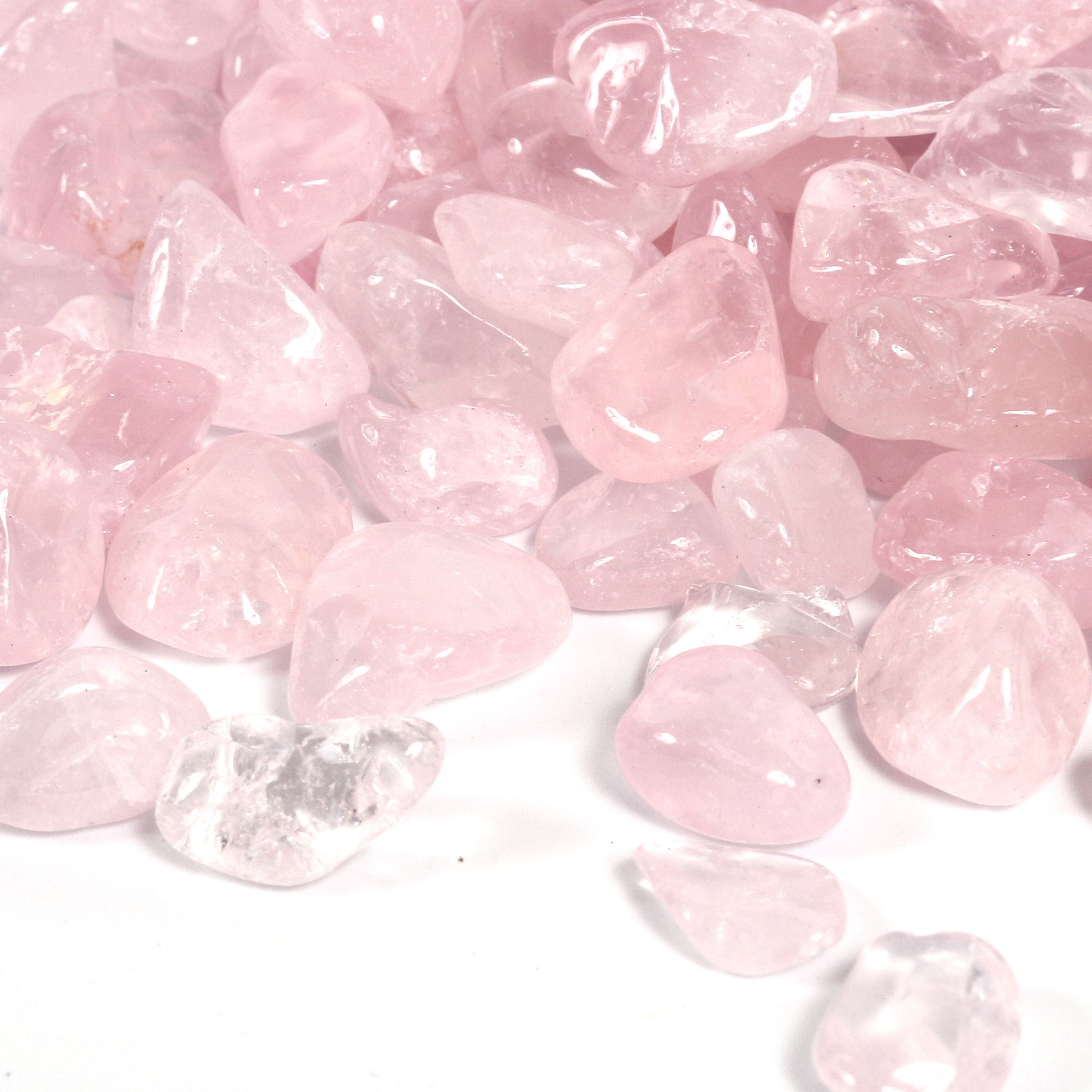rose quartz polished stone