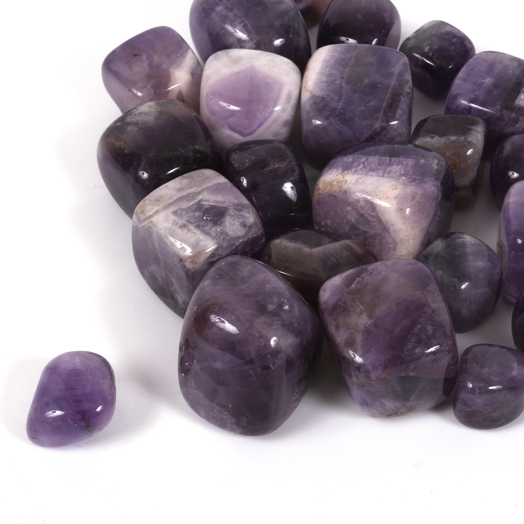 Dreamlike Amethyst Crystal Tumbled Chips