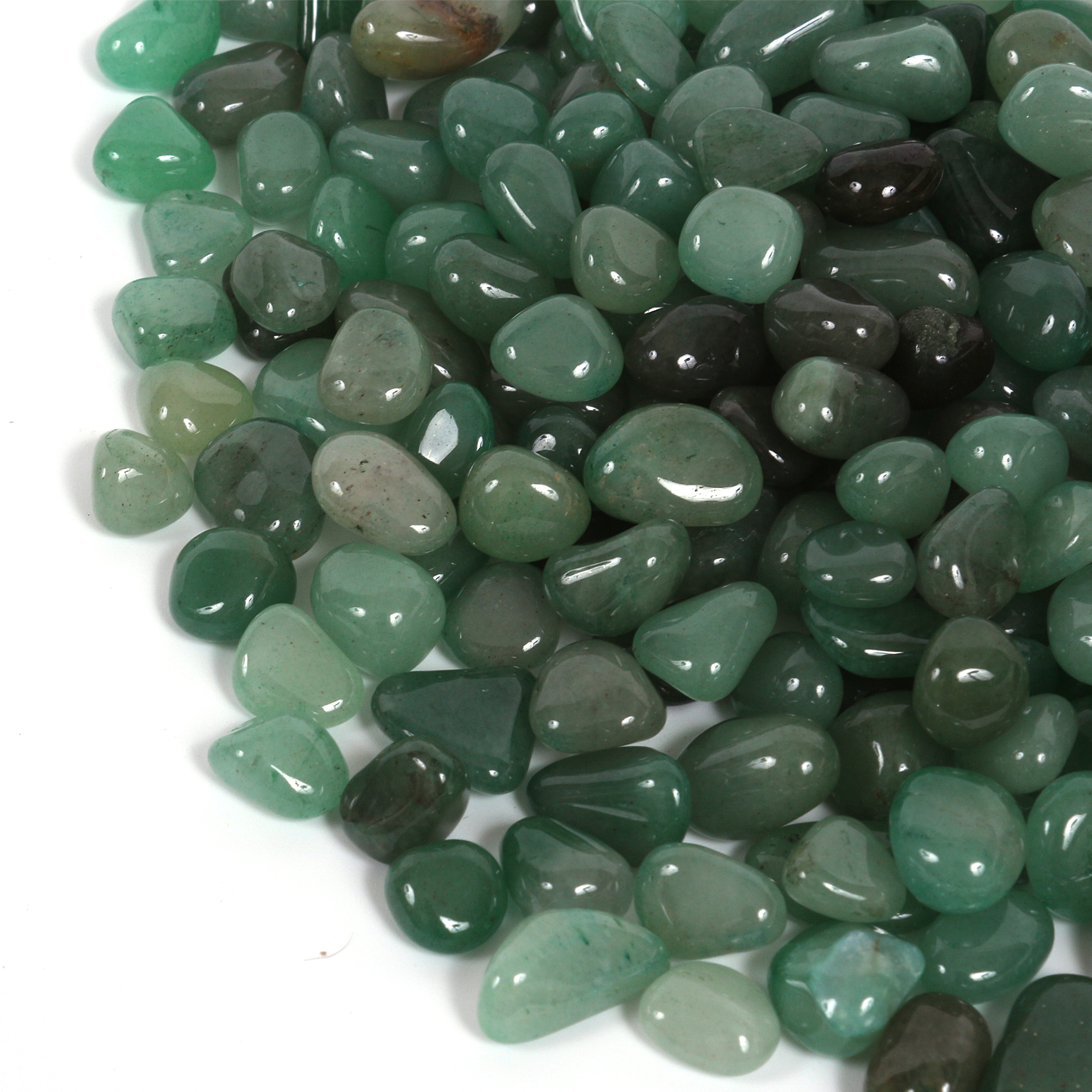 Green Aventurine Crystal Tumbled Chips Crushed Stone