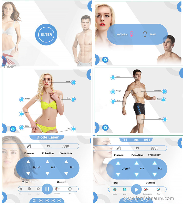 Super 808 Most Effective Diode Laser for Permanent Painless Hair Removal Machine