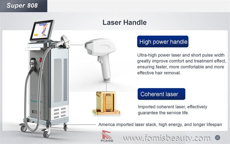 Super 808 Most Effective Diode Laser for Permanent Painless Hair Removal Machine
