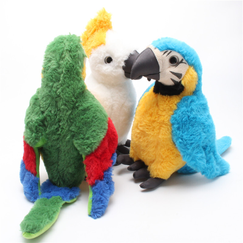 1 Piece Colorful Stuffed Animal Plush Rio Macaw Parrots Plush Toy ...