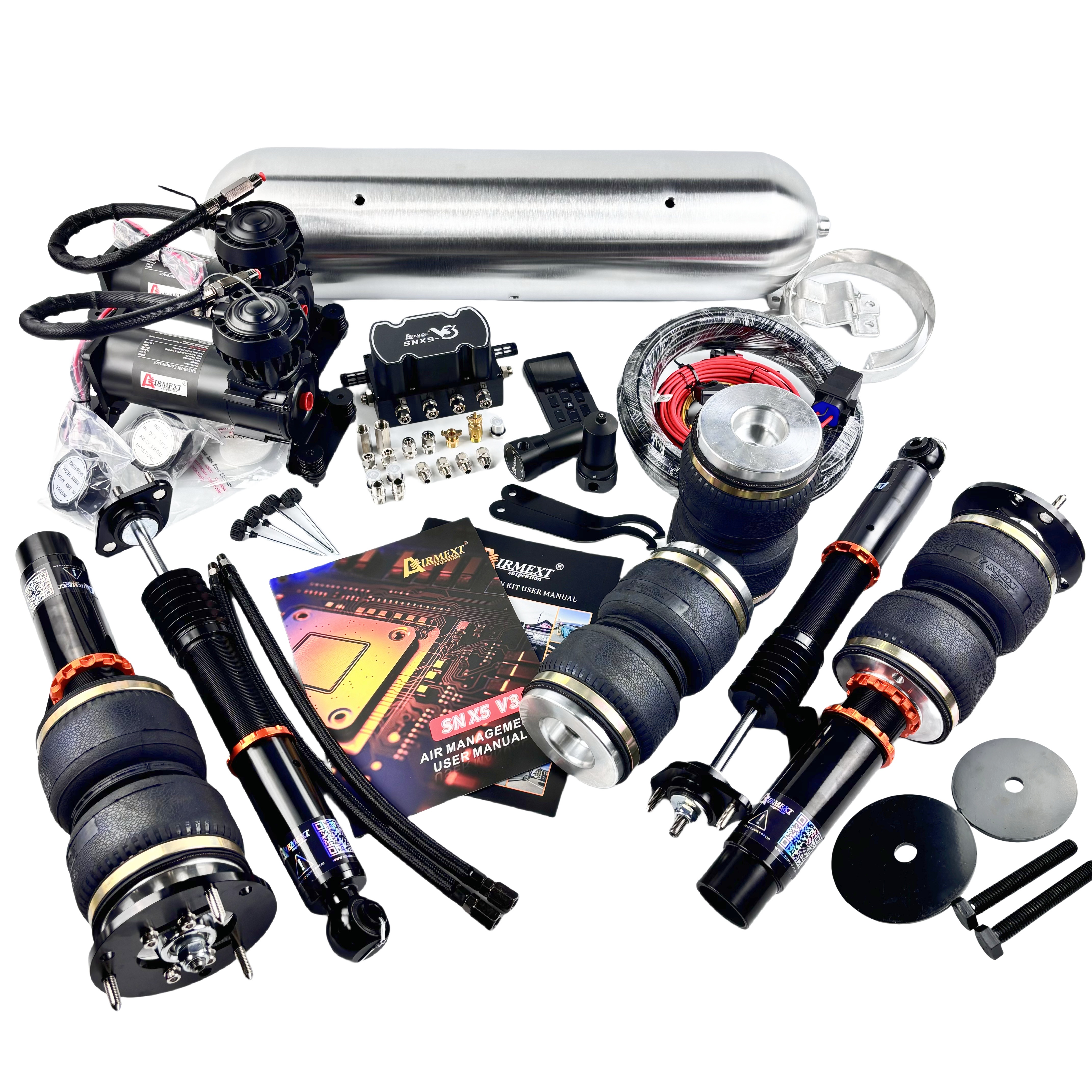 AIRMEXT / F-SNX5-T /T series Air suspension FULL KIT/whole kits