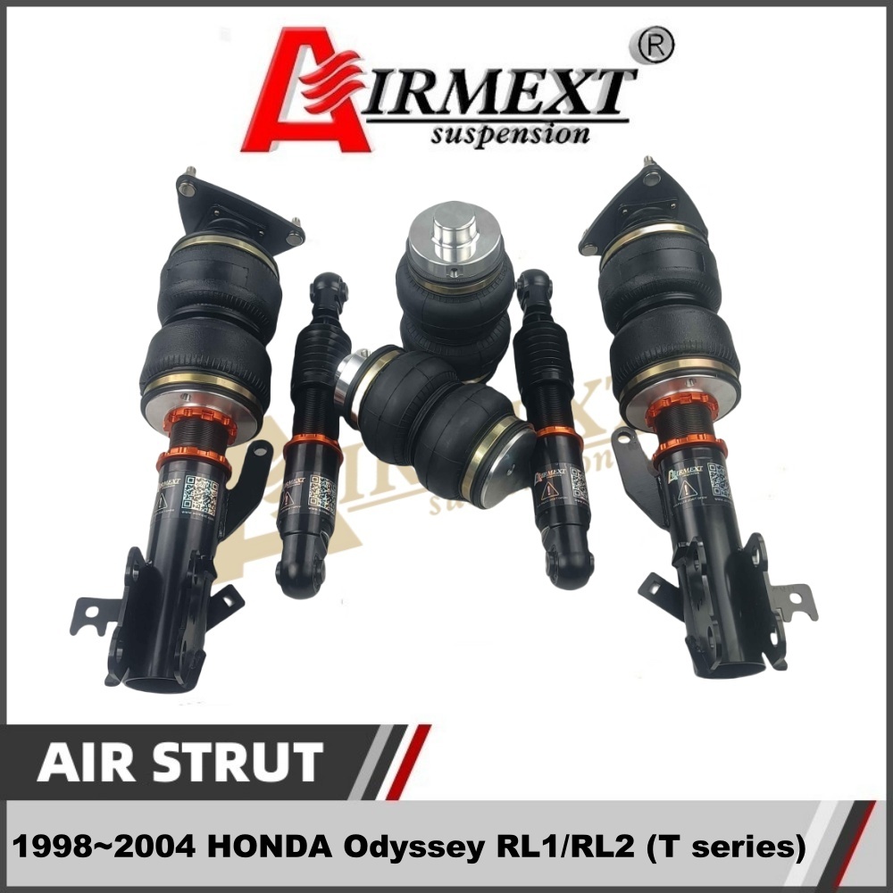 thumbnail interactive-video image 1 of Front And Rear Shock Struts Kit For Honda Odyssey 1999-2004 - Top-liftsupports 1 of 4
