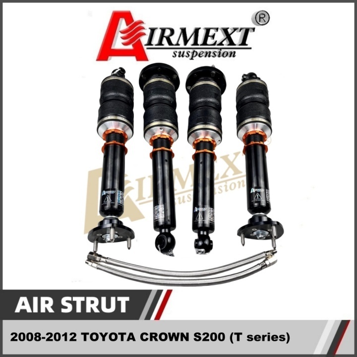 【MS】クラウン airmext エアサス For TOYOTA CROWN S200 (2008~2012) /Air strut pack/Reverse shocks+