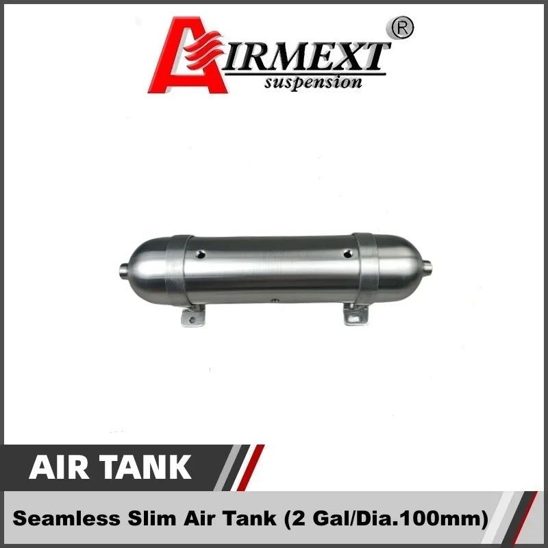 AIRMEXT 1.5 Gallon slim seamless air tank /Iron cylinder air tank