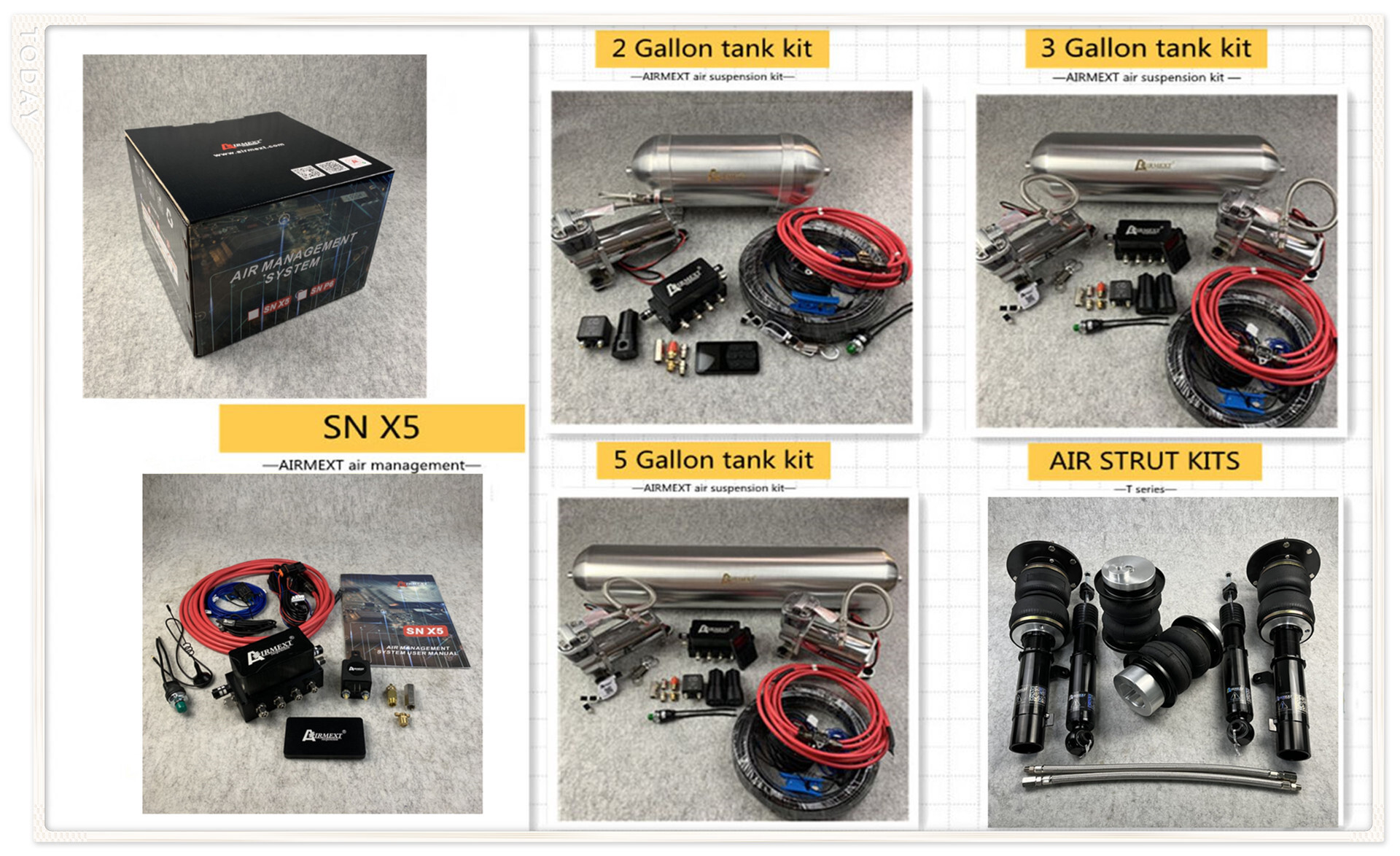 AIRMEXT air suspension, air strut, air spring, tuning vehicle parts, auto  parts, coilover, accessories for sale