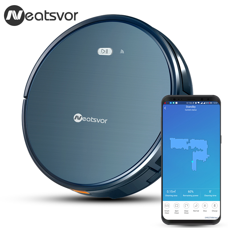 NEATSVOR X500 Robot Vacuum Cleaner 1800PA Poweful Suction 3in1 pet hair