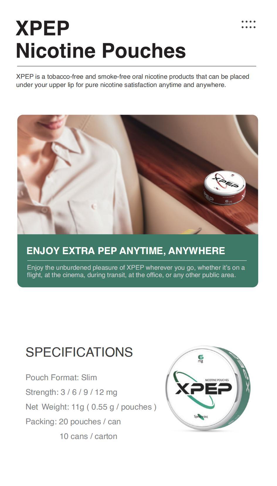 XPEP All white label tobacco free snus chewing oral nicotine pouch  nicotinePouch,Pouch,Snus,tobacco_Free_Pouch,Nicotine_Pouch,Snus_Pouch,ZYN_Pouch,Oral_Pouch,Oral_Nicotine,Chewing_Tobacco