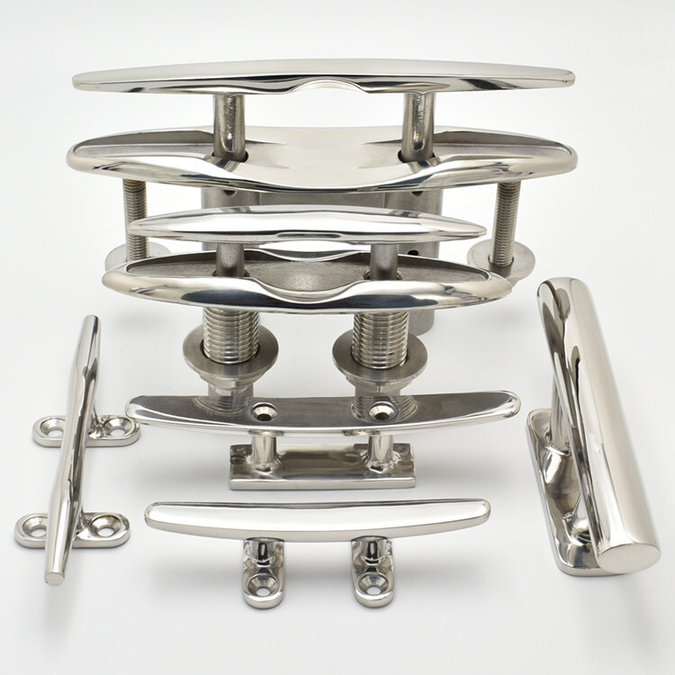 Boat Yacht Marine Stainless Steel Deck Flush Cleat PullUp Type Cleat