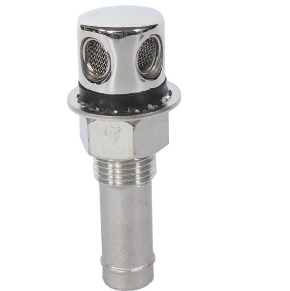 Boat Straight Fuel Gas Tank Air Vent Marine Hardware Stainless Steel