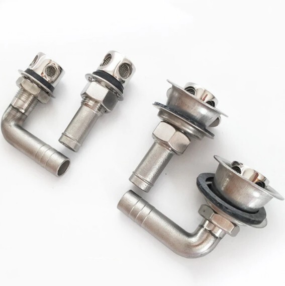 Boat Straight Fuel Gas Tank Air Vent Marine Hardware Stainless Steel