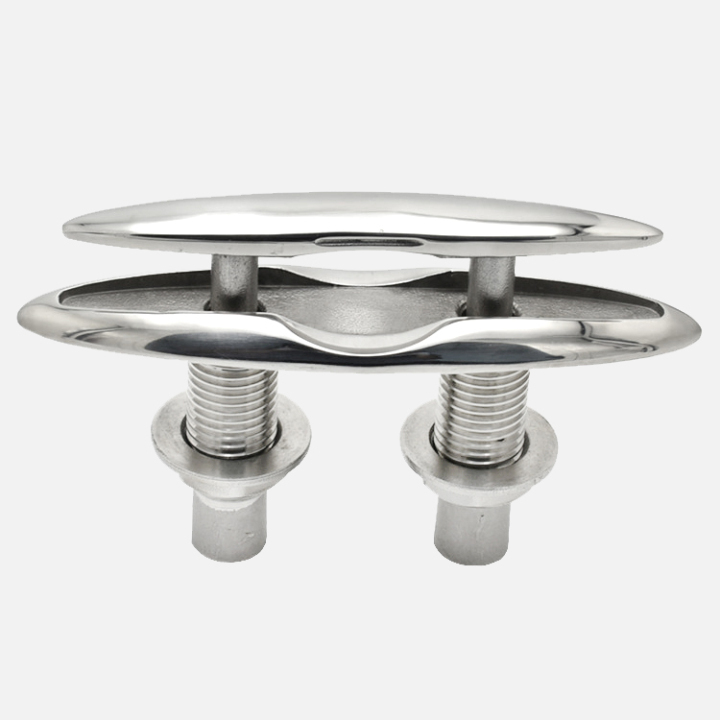 Boat Yacht Marine Stainless Steel Deck Flush Cleat PullUp Type Cleat