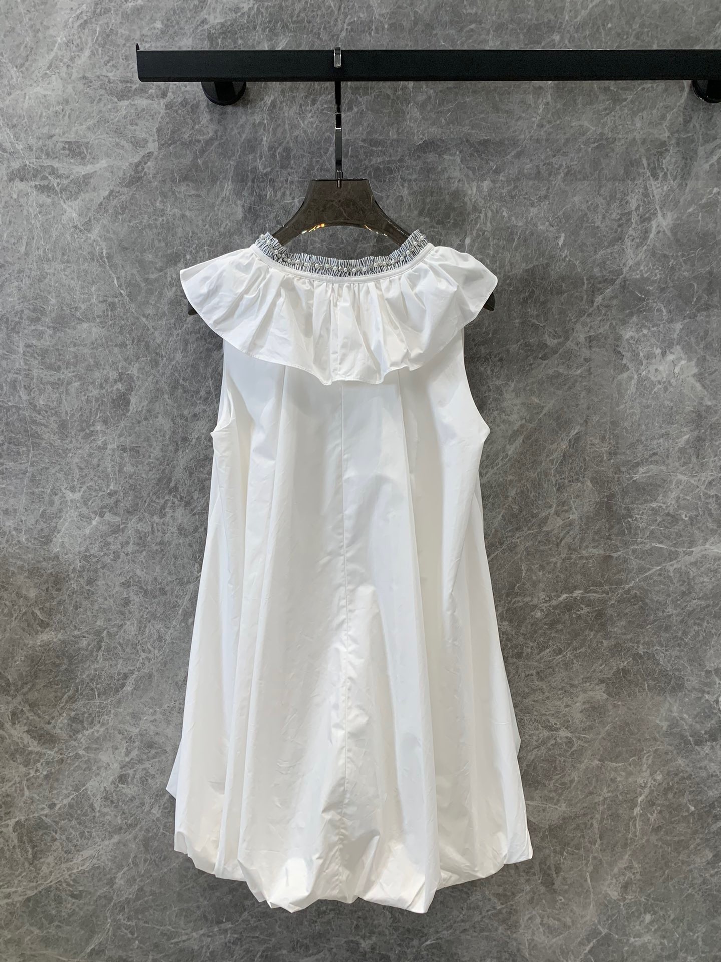 IMS241187 CHANEL 2024 New Nail diamond pearl ruffled dress for sale at ...