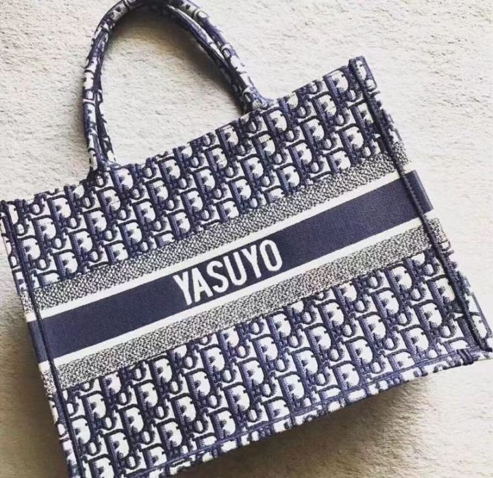dior name tote