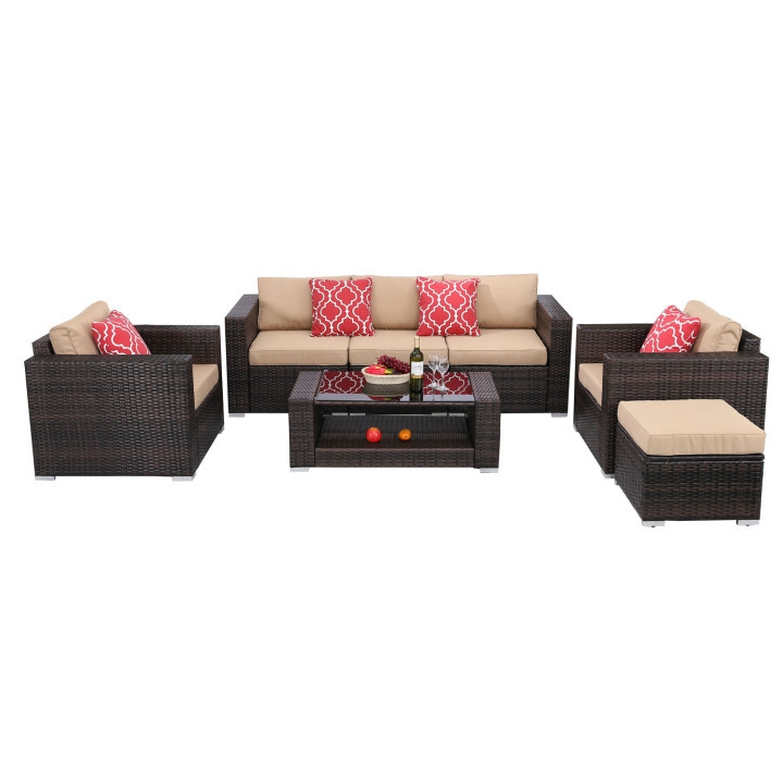 Htth Patio Furniture Set, Patioroma Outdoor Furniture Sectional Sofa Set