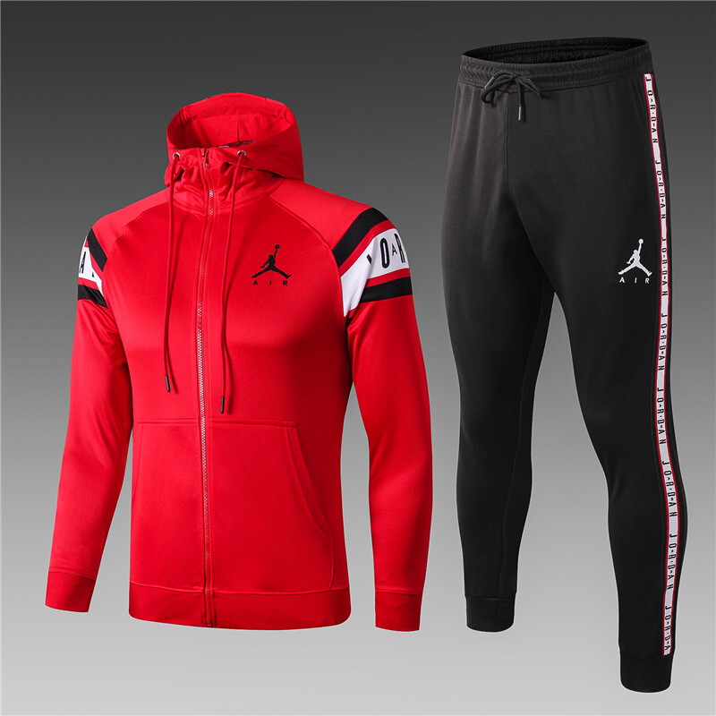 2019 2020 Paris Saint-Germain red Hooded tracksuit jacket