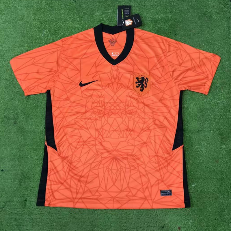 Netherlands Euro Home Soccer Jersey 2020 2021 Football Shirt