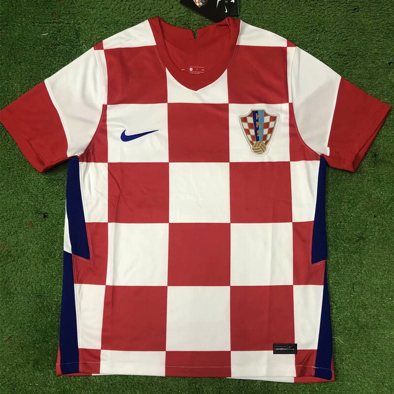 Croatia Euro Home Soccer Jersey 2020 2021 Football Shirt