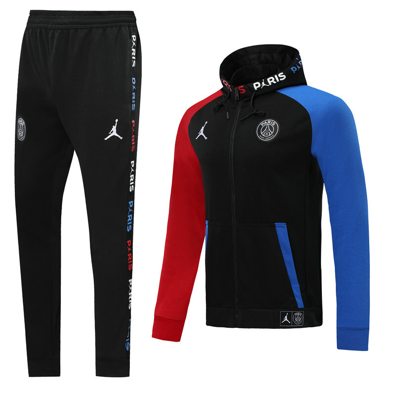 Psg jordan tracksuit red and blue clearance