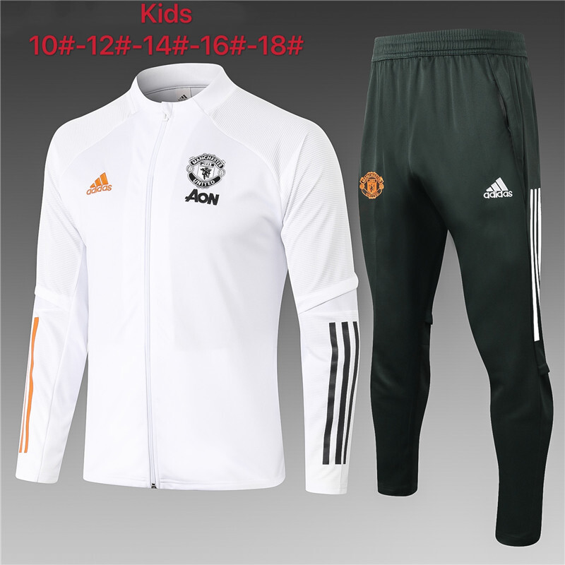 Man utd white tracksuit Outlet