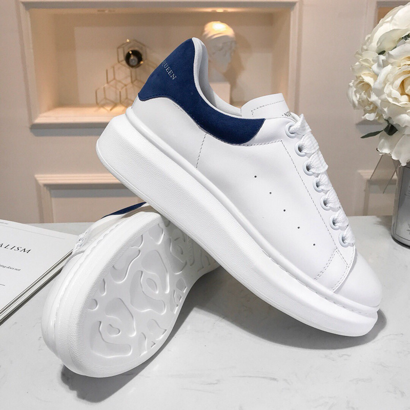 ALEXANDER MCQUEEN Leather sneakers-Dark