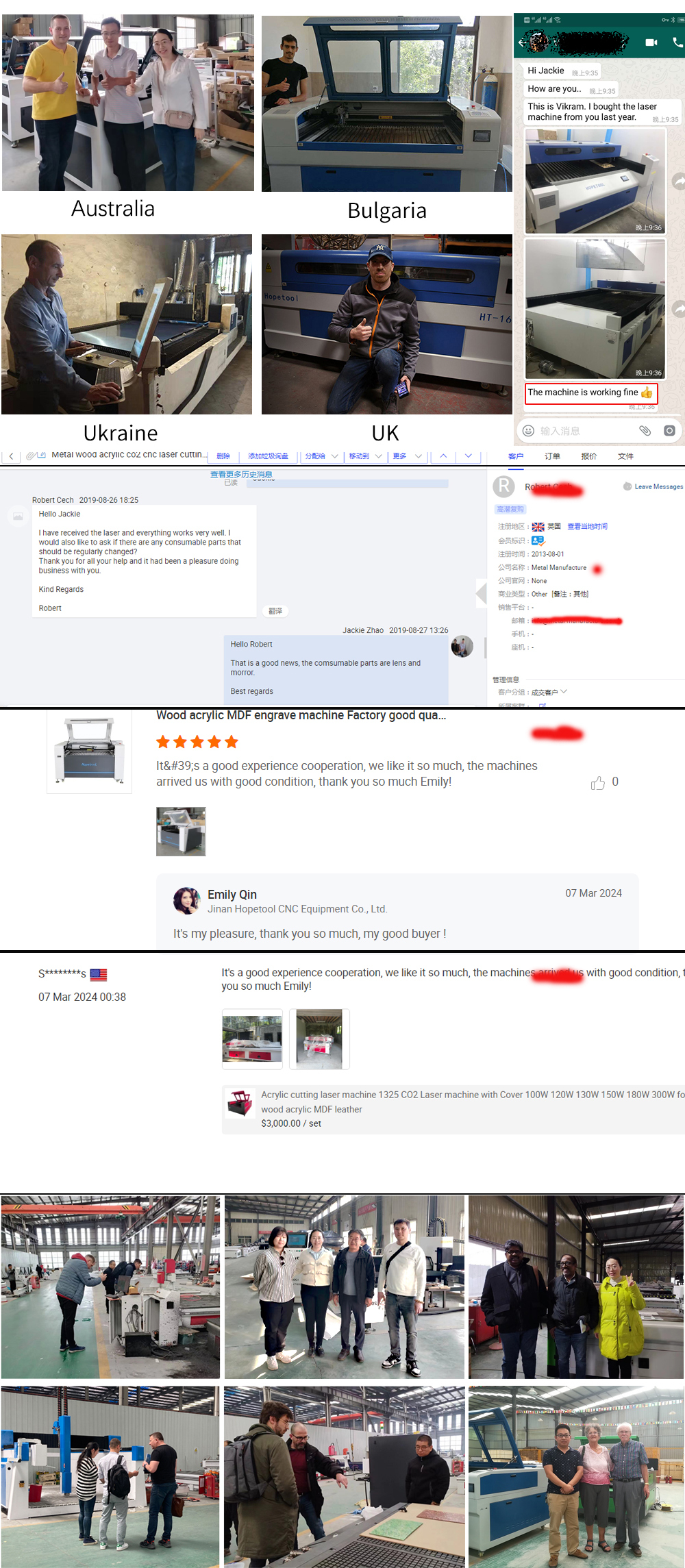 cnc co2 laser cutting machine 1530 cnc co2 laser cutting machine 