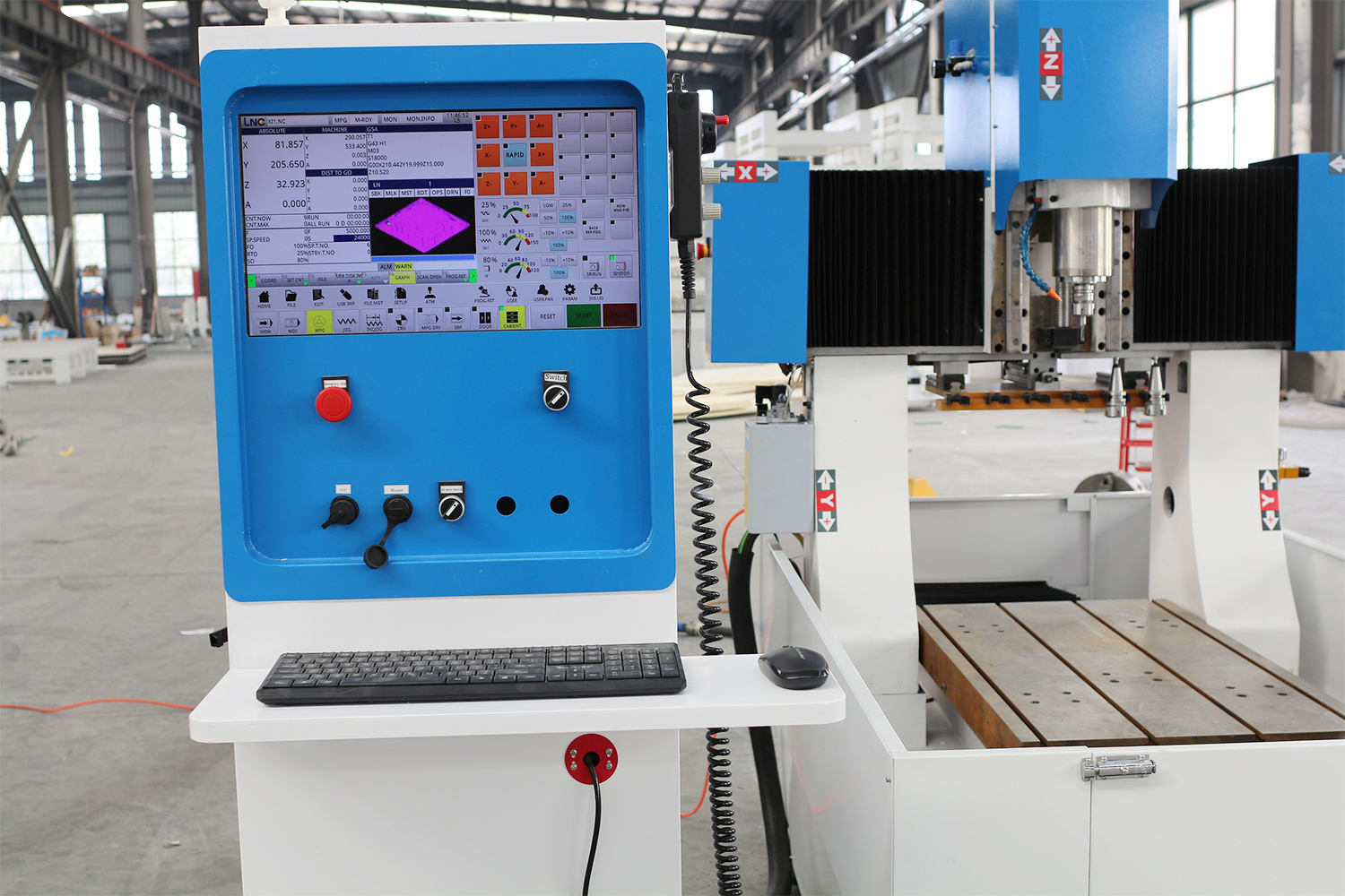 Cnc Router Of Metal Mold And Stone 6090 Hopetool Cnc Router Metal And Stone 6090 