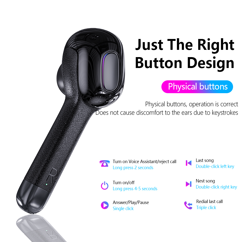 T9S LED Digital display TWS Earphone Wireless High Sound ...
