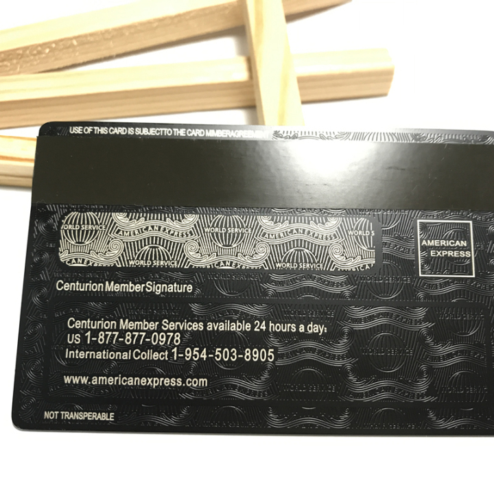 American Express Black Centurion Bank Card customise yourself GREAT