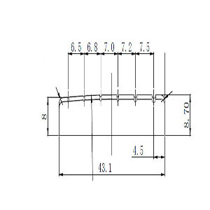 Specification of guitar nut