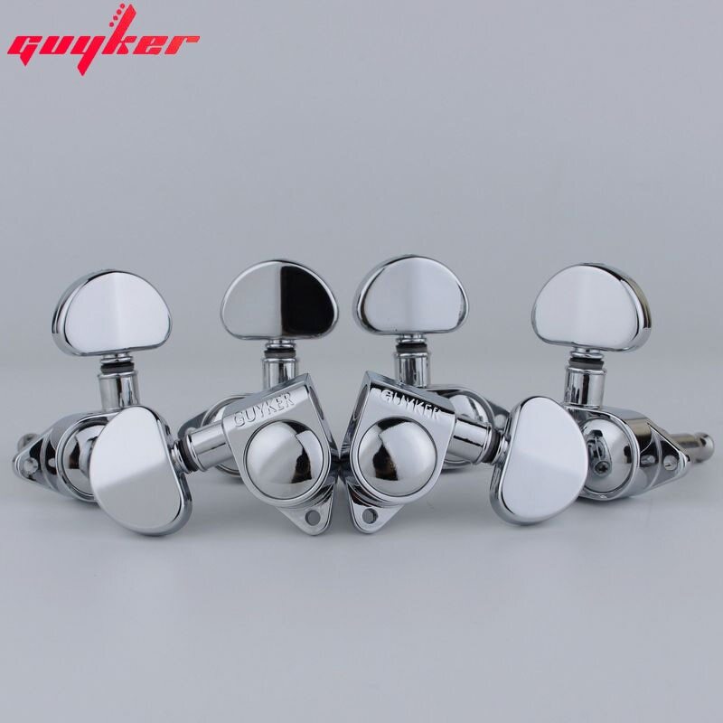 1 Set GUYKER Guitar Machine Heads Big handle Tuners Chrome