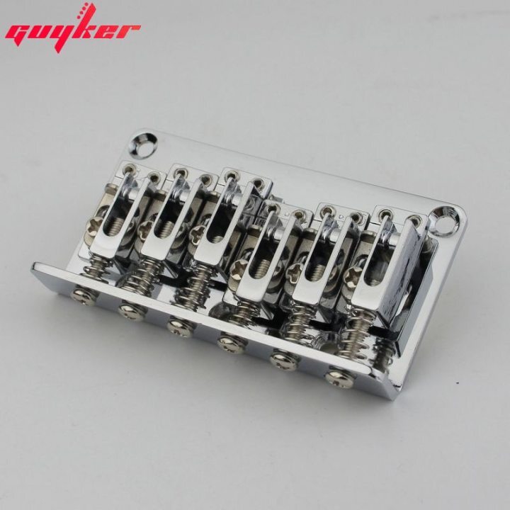 12String Strato Type Bridge Chrome Electric Guitar Hardtail Bridge