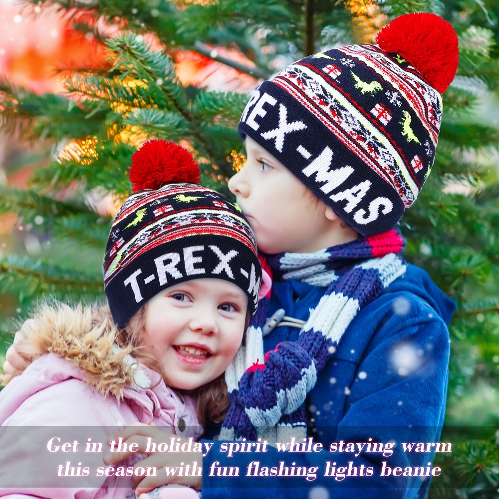 toboggan hat with lights