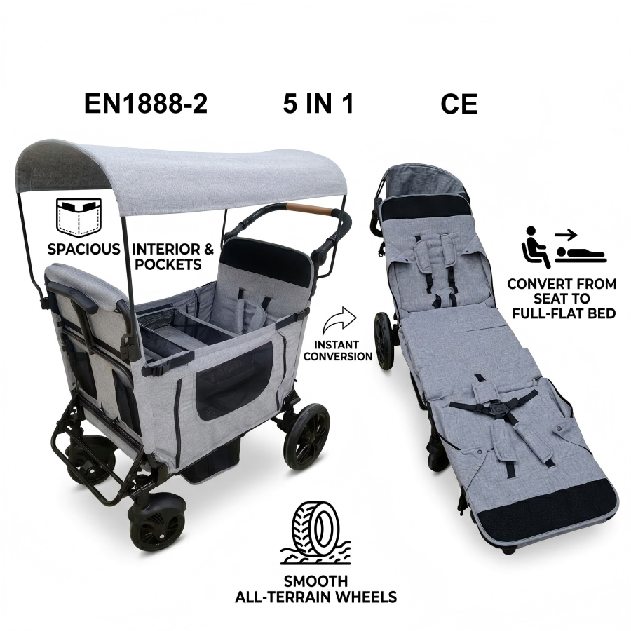 5‑In‑1 Wagon Stroller: Your Ultimate Multi‑Purpose Family Travel Companion