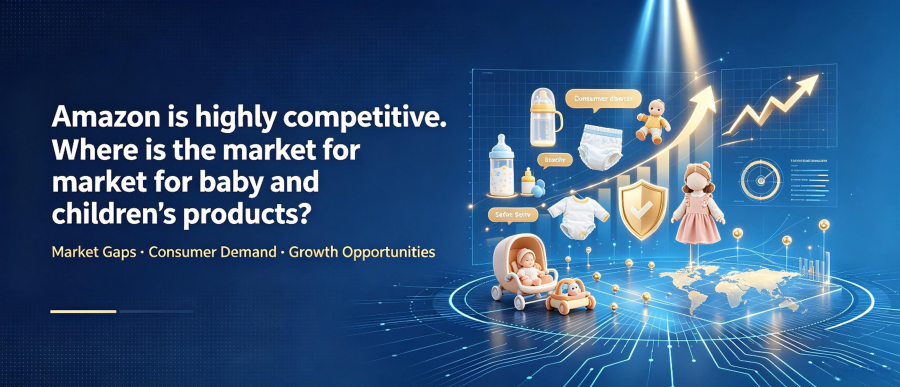 Amazon is highly competitive. Where is the market for baby and children's products?