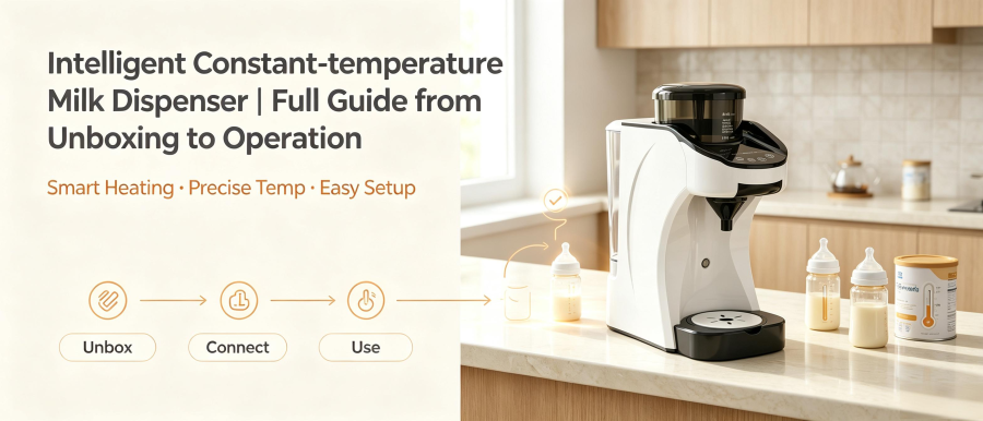 Intelligent Constant-temperature Milk Dispenser | Full Guide from Unboxing to Operation